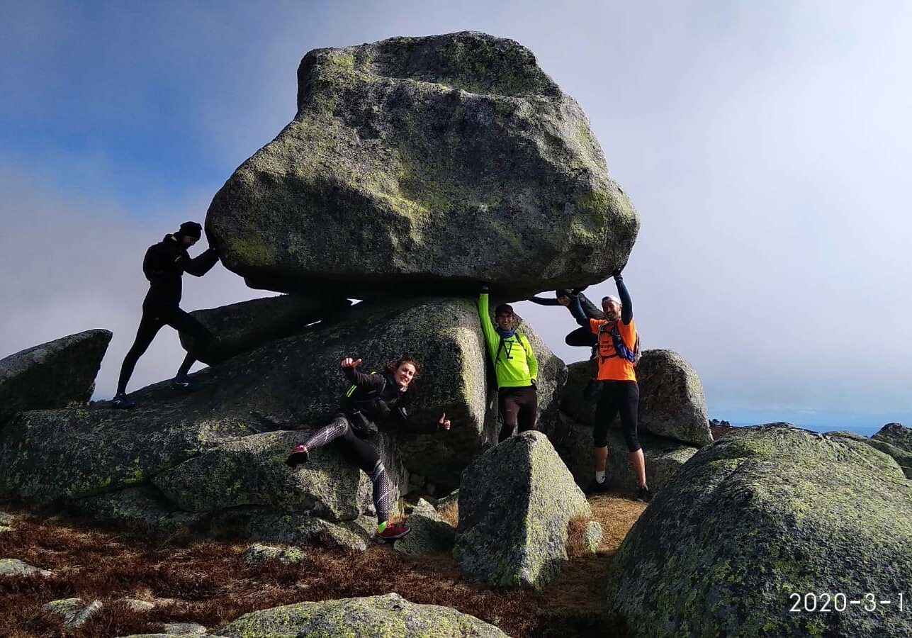 trail des crêtes sur le Mont Lozère